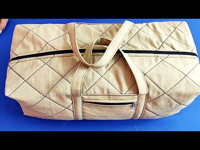 Travel Bag Cutting and Stitching